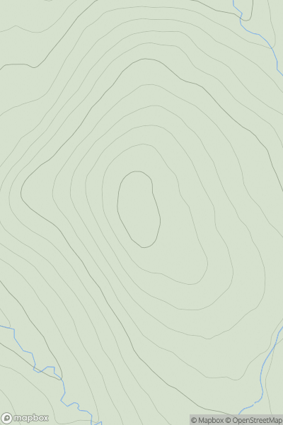 Thumbnail image for Carn na Loinne [Glen Albyn and the Monadh Liath] [NH806248] showing contour plot for surrounding peak